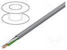 Wire: control cable; chainflex® CF130.UL; 3G0.75mm2; PVC; grey IGUS