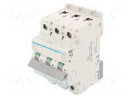 Circuit breaker; 230/400VAC; Inom: 10A; Poles: 3; Charact: B; 10kA HAGER