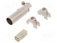 Connector: HDC; contact insert; male; 400V; PIN: 4; Quintax AMPHENOL