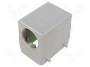 Enclosure: for HDC connectors; C146; size A32 (2 x A16); angled AMPHENOL