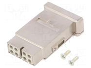 Connector: HDC; contact insert; female; PIN: 8; MegaBit AMPHENOL