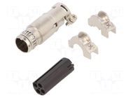 Connector: HDC; contact insert; female; 50V; PIN: 4; w/o contacts AMPHENOL