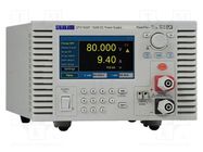 Power supply: programmable laboratory; Ch: 1; 0÷80VDC; 0÷50A; 750W AIM-TTI