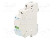 LED indicator; 230VAC; for DIN rail mounting; Colour: green HAGER