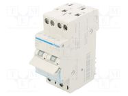 Module: toggle switch; Poles: 2; 230VAC; 25A; IP20; Stabl.pos: 3 HAGER