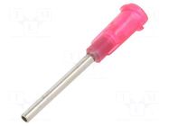 Needle: steel; 1"; Size: 13; straight; 1.78mm; Mounting: Luer Lock FISNAR