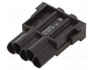 Connector: HDC; module; male; 1kV; PIN: 5; 4+PE; w/o contacts AMPHENOL