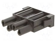 Connector: HDC; module; female; 1kV; PIN: 4; w/o contacts; 2.5mm AMPHENOL