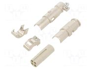 Connector: HDC; contact insert; female; 400V; PIN: 4; Quintax AMPHENOL