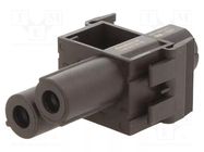 Connector: HDC; module; female; 1kV; PIN: 2; w/o contacts AMPHENOL