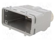 Enclosure: for HDC connectors; C146,heavy|mate; size E16; high AMPHENOL