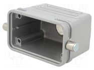 Enclosure: for HDC connectors; C146,heavy|mate; size E10; PG16 AMPHENOL