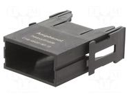 Connector: HDC; module; male; w/o contacts; heavy|mate F AMPHENOL