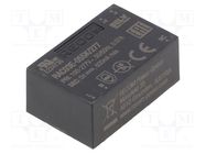 Converter: AC/DC; 3W; 85÷305VAC; 5VDC; Iout: 600mA; 73%; PCB; 4000V RECOM