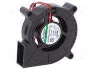 Fan: DC; blower; 12VDC; 60x60x15mm; 8.68m3/h; 29dBA; Vapo; 3600rpm SUNON