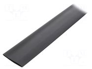 Heat shrink sleeve; glueless; 2: 1; 38.1mm; L: 1m; black TASKER
