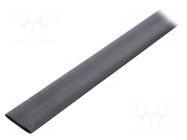 Heat shrink sleeve; glueless; 2: 1; 25.4mm; L: 1m; black TASKER