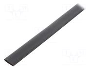 Heat shrink sleeve; glueless; 2: 1; 126mm; black; polyolefine; reel TASKER