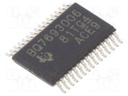 IC: PMIC; battery monitor; cell balancing function; 3.3V; TSSOP30 TEXAS INSTRUMENTS