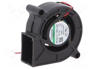 Fan: DC; blower; 12VDC; 50x50x20mm; 9.85m3/h; 34.8dBA; Vapo; 5300rpm SUNON