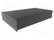 Enclosure: rack mounting; Standard: 19"; 3U; Z: 133mm; X: 422mm; rack HAMMOND