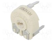 Potentiometer: mounting; single turn,horizontal; 100kΩ; 330mW PIHER