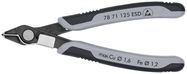 KNIPEX 78 71 125 ESD Electronic Super Knips® ESD with multi-component handles burnished 125 mm