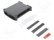 Enclosure: for DIN rail mounting; Y: 101mm; X: 22.5mm; Z: 120mm ITALTRONIC