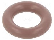 O-ring gasket; FPM; Thk: 2.5mm; Øint: 6mm; brown; -20÷200°C ORING USZCZELNIENIA TECHNICZNE