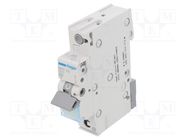 Circuit breaker; 230/400VAC; Inom: 20A; Poles: 1; Charact: B; 6kA HAGER