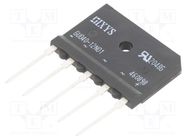 Bridge rectifier: three-phase; Urmax: 1.2kV; If: 40A; Ifsm: 370A IXYS