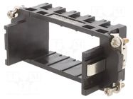 Frame for modules; female; size E16; C146,heavy|mate M AMPHENOL