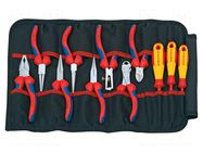 Kit: for assembly work; 1kV; case; 11pcs. KNIPEX