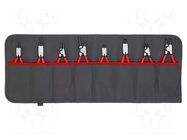 Kit: pliers; for circlip; Ring: internal,external; case; 8pcs. KNIPEX