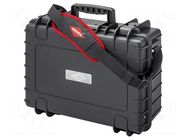 Case; tool case; black; polypropylene; Robust23 KNIPEX