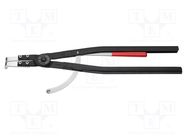 Pliers; for circlip; internal; 122÷300mm; Pliers len: 590mm KNIPEX