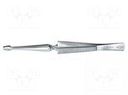 Tweezers; 160mm; Blade tip shape: trapezoidal KNIPEX