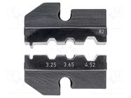 Crimping jaws; Telegärtner,fiber optics connectors KNIPEX