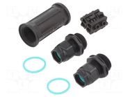 Connector: AC supply; screw terminal; TH400; 34mm; 0.5÷4mm2; 450V TECHNO