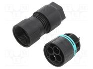 Connector: AC supply; screw terminal; male; TH387; 7÷13.5mm; 500V TECHNO