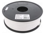 Filament: ABS PRO; 1.75mm; cool white; 220÷260°C; 1kg QOLTEC