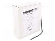 Heat shrink sleeve; glueless; 2: 1; 4.8mm; L: 10m; black TASKER