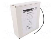 Heat shrink sleeve; glueless; 2: 1; 2.4mm; L: 10m; black TASKER