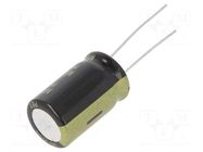 Capacitor: electrolytic; THT; 10uF; 450VDC; Ø12.5x20mm; ±20%; 2000h SAMWHA