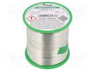 Soldering wire; Sn99,3Cu0,7; 0.7mm; 500g; lead free; reel; 227°C CYNEL