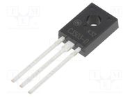 Transistor: NPN; bipolar; 300V; 0.1A; 7W; TO126ISO ONSEMI