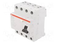 RCD breaker; Inom: 25A; Ires: 300mA; Max surge current: 250A; IP20 ABB