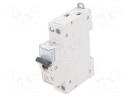 Circuit breaker; 400VAC; Inom: 16A; Poles: 1+N; Charact: C; 6kA; IP20 LEGRAND