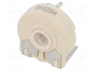 Potentiometer: mounting; single turn,horizontal; 10kΩ; 500mW PIHER