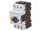 Motor breaker; 2.2kW; 230VAC; for DIN rail mounting; 4÷6.3A; IP20 HAGER